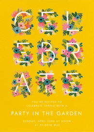 Monogrammed Celebration by Rifle Paper Co.