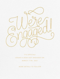 Bobbin I (Engagement) by Paperless Post