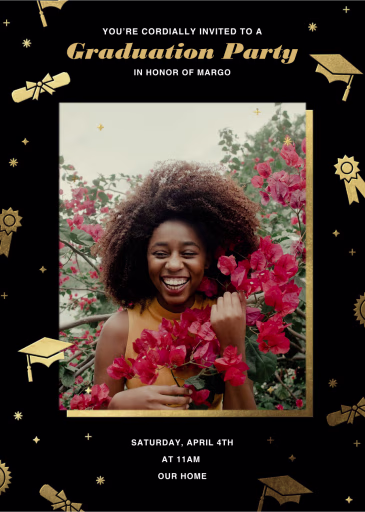Grad Confetti - Graduation Party Invitation by Paperless Post