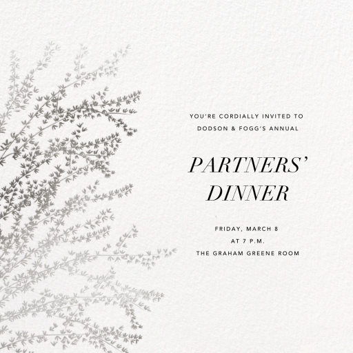 Forsythia Branch - Corporate Reception Invitation by Paperless Post