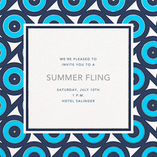 Archer - Summer Party Invitation by Jonathan Adler