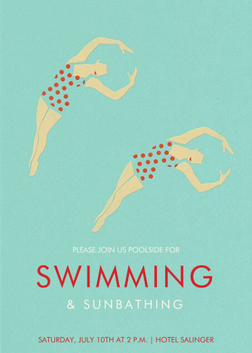 Bathing Beauties - Pool Party Invitation by Paperless Post