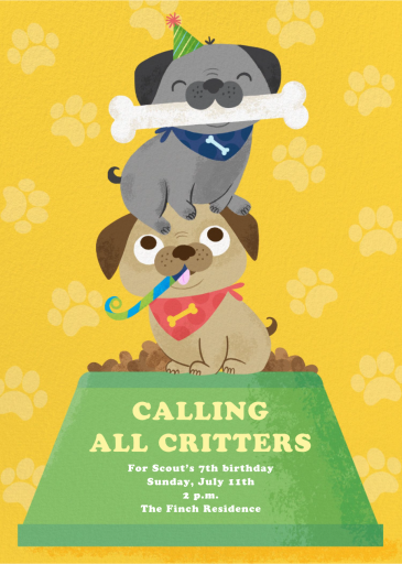 Let's Pawty by Paperless Post