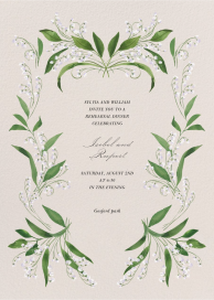 Little Lilies (Invitation) - Rehearsal Dinner Invitation by  Monique Lhuillier