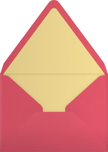 Birthday Bike (Blanca Gómez) - Red Cap Cards Envelope
