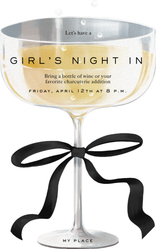 Cup of Cheer - Girls' Night Invitation by Paperless Post