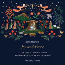 Nativity Garden - Christmas Party Invitation by Rifle Paper Co.