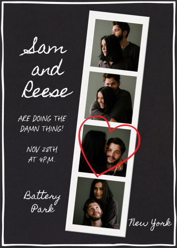 The Candid Look - Wedding Invitation by Paperless Post