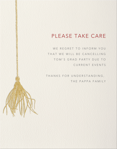 Tassel - New Year's Card by Paperless Post