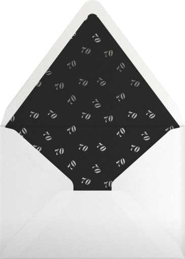 Sideways Lettering - Paperless Post Envelope