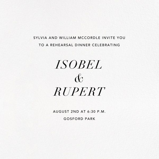 Love Struck - Photo - Rehearsal Dinner Invitation by Kelly Wearstler - Back