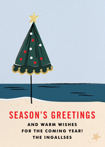On Holiday (Greeting) - Holiday Card by Cheree Berry Paper & Design