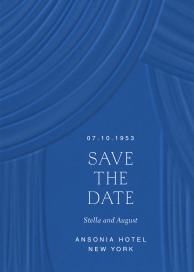 The Curtain - Save the Date by Paperless Post