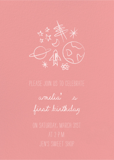 Space Bunch - Birthday Invitation by Paperless Post