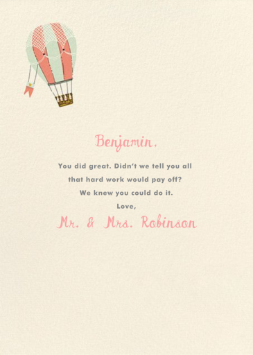 Journey - Graduation Card by Hello!Lucky - Back