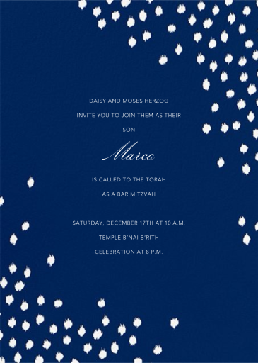 Ikat Dot - Valentine's Day Invitation by Oscar de la Renta
