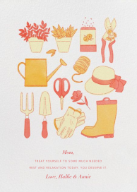 Gardening Tools - Mother's Day Card by Paperless Post