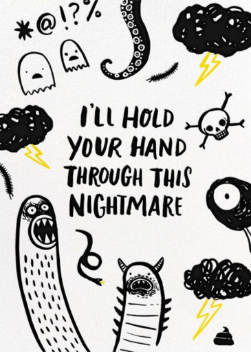 Nightmarish - Greeting Card by Hello!Lucky