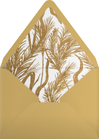 Embossed Palms - Paperless Post Envelope