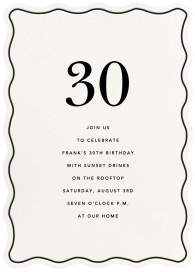 Wavy Frame - Invitation by Sugar Paper