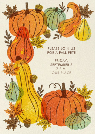 Fall Sprawl - Fall Party Invitation by Paperless Post