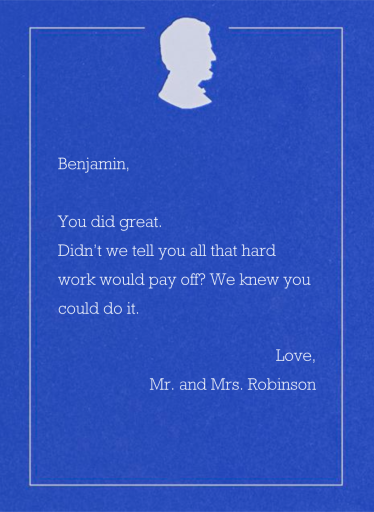 Lincoln Motif - Graduation Card by Paperless Post