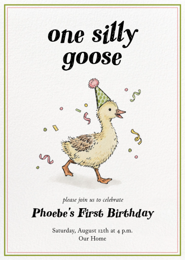 Feathered Friend - First Birthday Invitation by Paperless Post