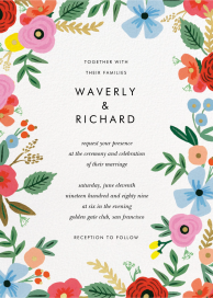 Stitched Bouquet - Wedding Invitation by Rifle Paper Co.