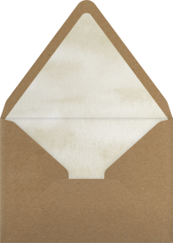 Watercolor Garden Floral - Paper Source Envelope