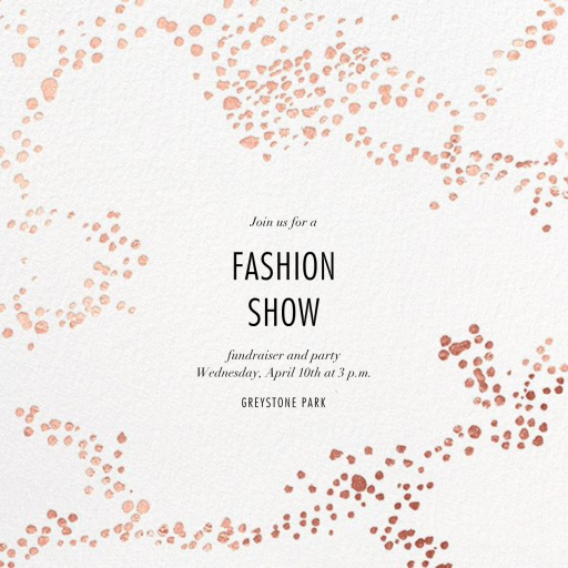 Metallic Paint Splatter by Kelly Wearstler