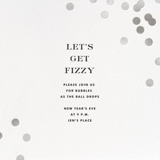 Confetti (Square) - New Year's Eve Invitation by kate spade new york