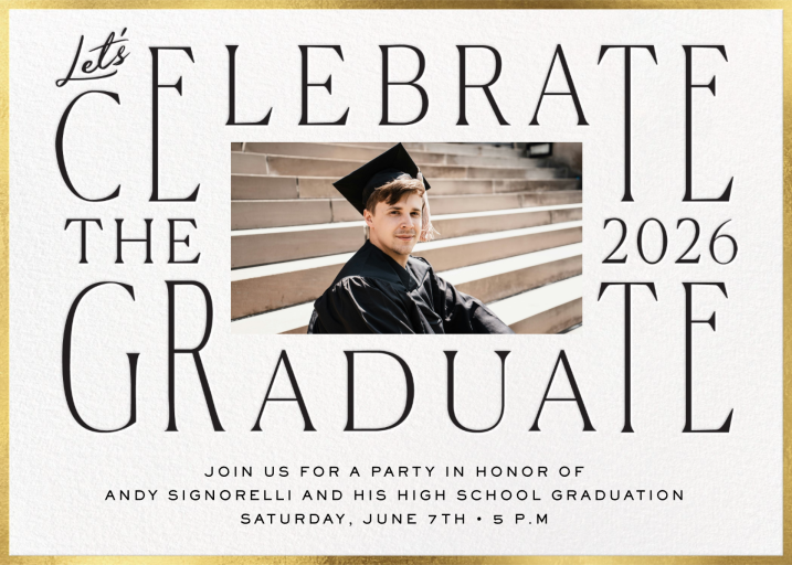 Celebrate This Grad - Invitation by Cheree Berry Paper & Design