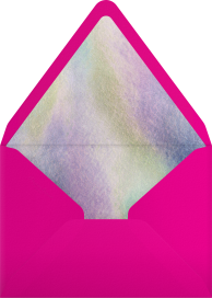 Sobre para invitación floral de Pink Martini