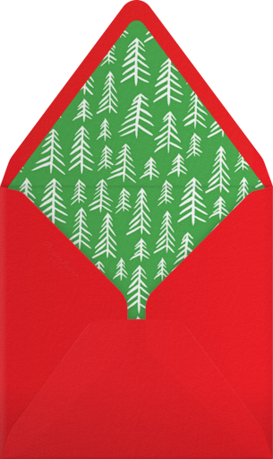 Cursive Holidays - Linda and Harriett Envelope