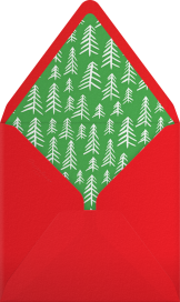 Cursive Holidays - Linda and Harriett Envelope