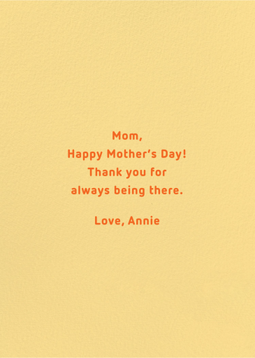 Happy Poppies (Lonely Palm Ranch) - Greeting Card by Red Cap Cards - Back