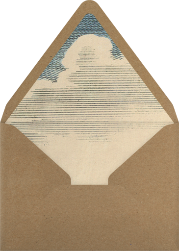 Mountain Chickadee - John Derian Envelope