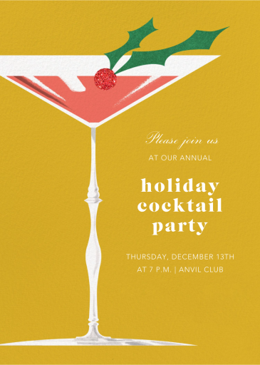 Yueltini - Holiday Party Invitation by Paperless Post