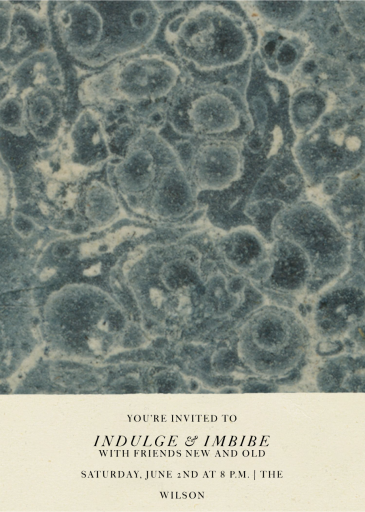 Up Close - Dinner Party Invitation by John Derian