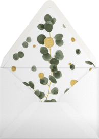 Golden Eucalyptus Photo - Paperless Post Envelope