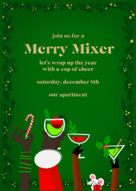 Cheers and Cheer - Invitation by Hello!Lucky