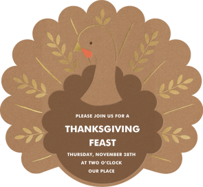 Turkey Cutout by Meri Meri