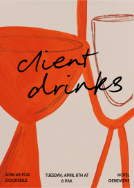 Abstract Wine - Cocktail Party Invitation by Moglea