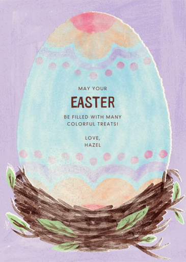 Happy Nest - Easter Card by Paperless Post