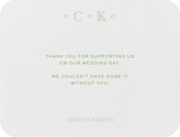 Lacquer (Thank You) by Crane & Co.