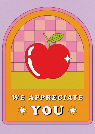 Pomme Diggity - Teacher Appreciation Invitation by Party Mountain