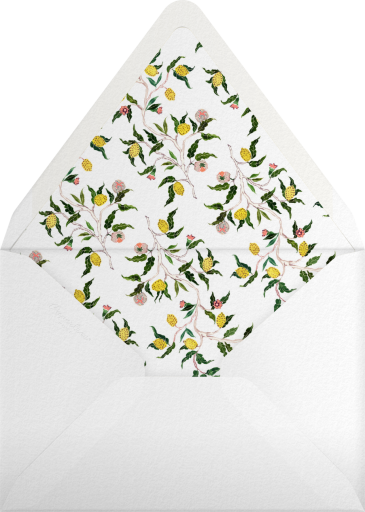 Green Bow Border (Inslee Fariss) - Dogwood Hill Envelope