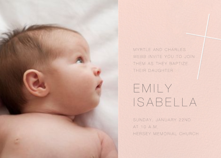 Faithful (Photo Save the Date) - Baptism & Christening Invitation by Paperless Post