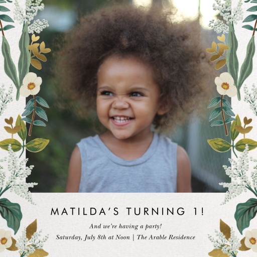 Meadow Garland Photo - Save the Date by Rifle Paper Co.