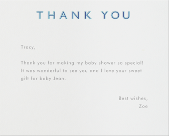 Double Thank You - Thank You Card by Paperless Post